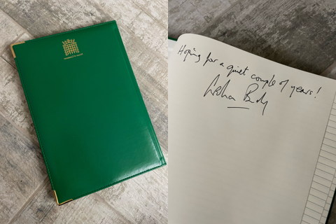 Signed Notebook