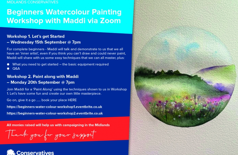Beginners Watercolour Painting Workshop