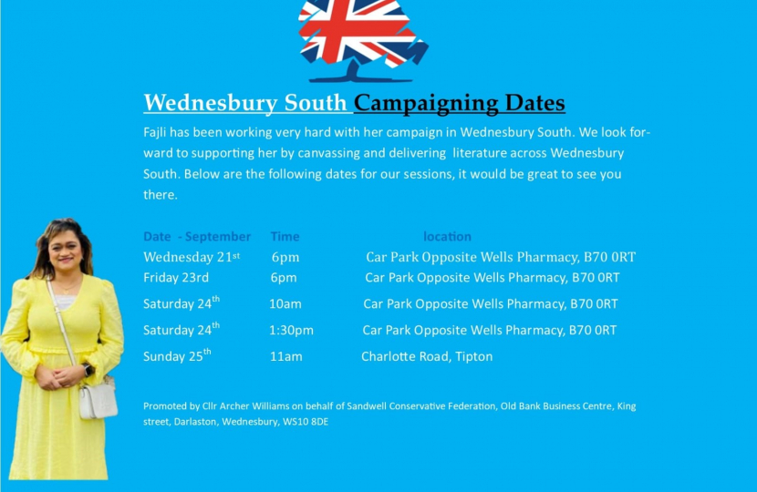 Wednesbury South By-Election